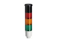 Lovato electric 8LT4K05BG Signalsäule Grün, Orange, Rot und Akustikelement 24Vdc Ø45mm
