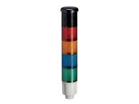 Lovato electric 8LT4K07BG Signalsäule Grün, Blau, Orange, Rot und Akustikelement 24Vdc Ø45mm
