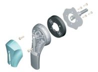 Socomec Adapter schwarz Griff S IP65