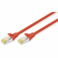 CAT 6A S-FTP Patchkabel 0.5m rot